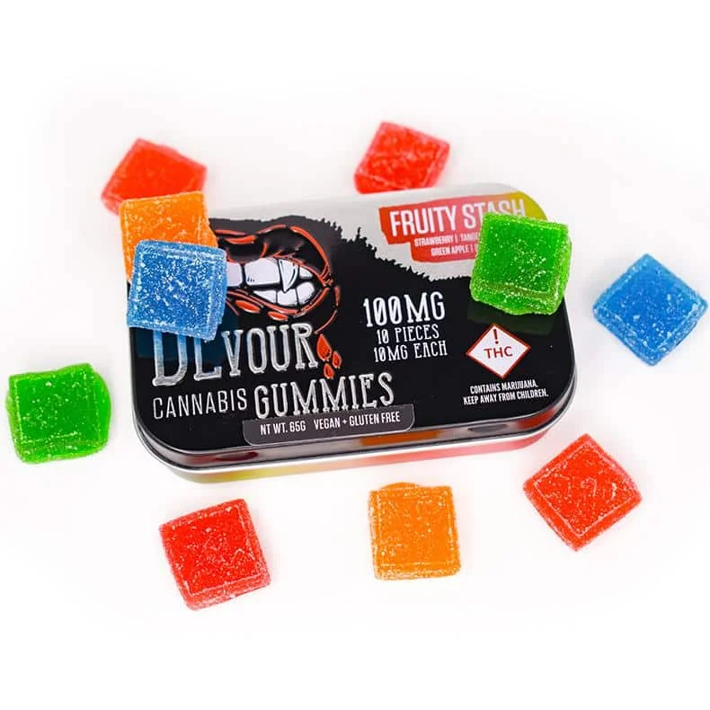 fruity stash devour gummies